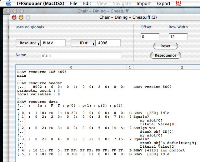 resequenced BHAV 4096